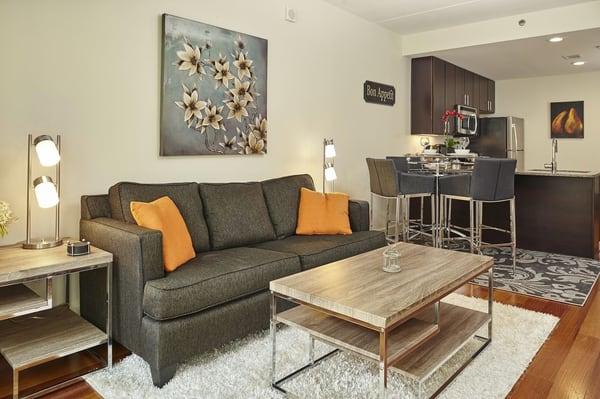 AQ Rittenhouse Philadelphia Vacation Rental by Stay Alfred Living Room