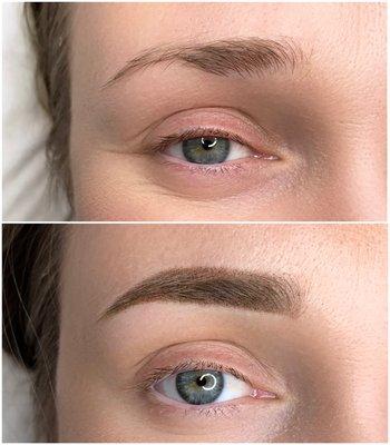 Powder brows before after
 
 permanent makeup;powder brows;
 ombre brows;ombre microshading;
 microblading;
 permanent eyebrows;