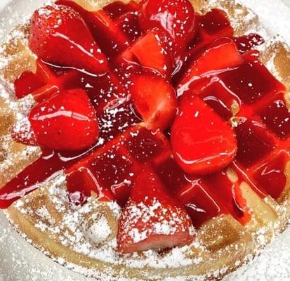 The strawberry speciality Waffle