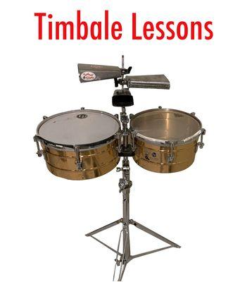 Timbale lessons for the beginner or pro. I'll take your musicality to the next level.