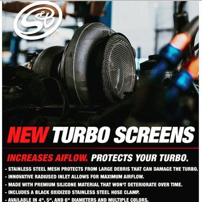 S&B TURBO SCREENS!