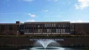 The front of Andrew high school