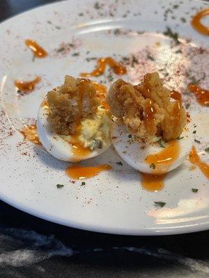 Deviled Eggs with a kick