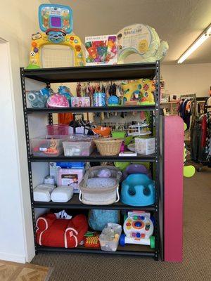 The Nook Shop offers a variety of toys and accessories for children.