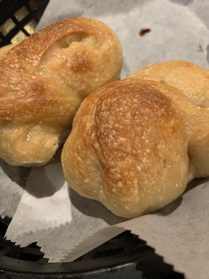 Fresh baked crusty rolls