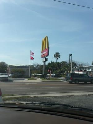 Mickey D's $1 yogurt It's 80 degrees today in Tampa why not