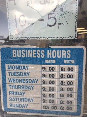 Business hours