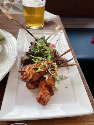 Yakitori (1 chicken, 1 beef)