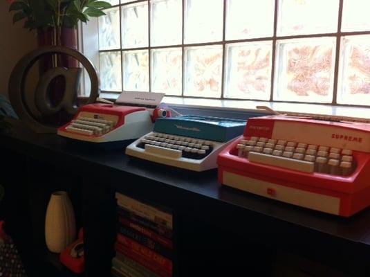 We're crazy about vintage toy typewriters...what's not to love?