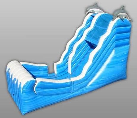 STRAIGHT DROP DOLPHIN Zoom to the bottom of this 16-foot straight-drop waterslide. Perfect for thrill-seekers of all ages! ​