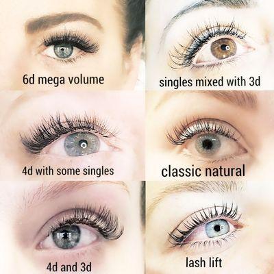 Some of our extensions sets! More in store let us make your lash dreams come true!