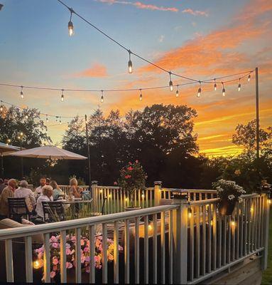 Sunset from the patio!