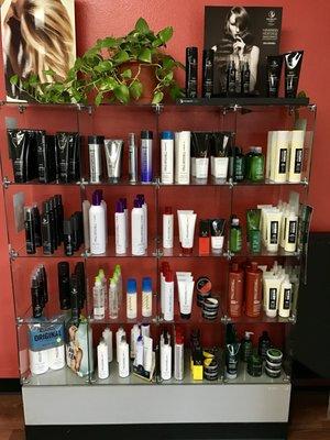 Full focused Paul Mitchell products.