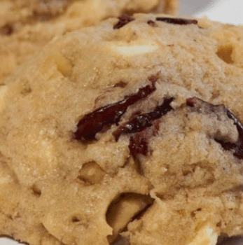 Cranberry White Chocolate Chip Cookies