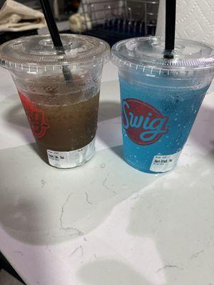 Texas Tab (left), Shark Attack (right)