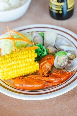 Crawfish, Muscles, and more; we have something for everyone.