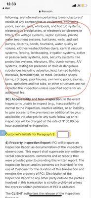 Attaching parts of the document I had to Electronically sign before they would release the inspection report to me.