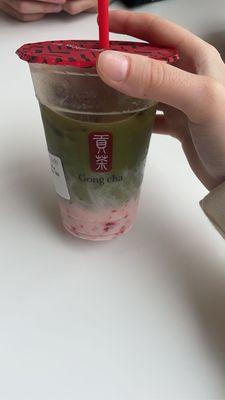 Strawberry Matcha Latte