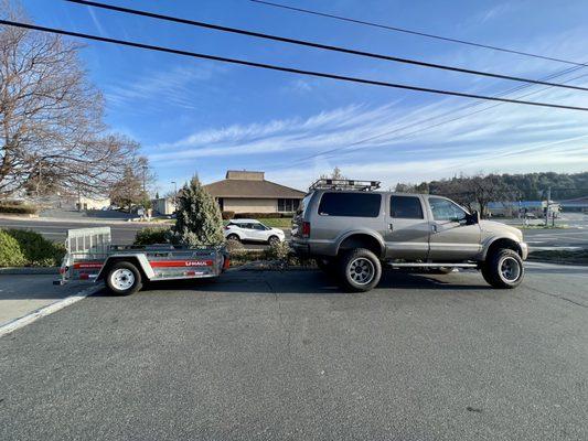 U-Haul trailer