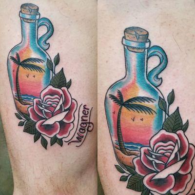 Fun n Sun in a bottle by Dustin Underwood