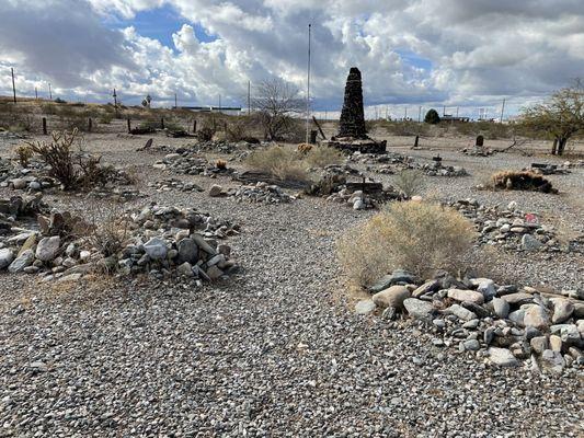 Various graves & monument