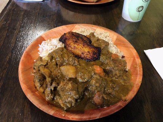 Curried goat