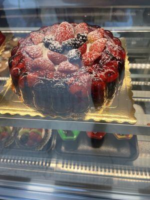 Jello Cake full of fruits