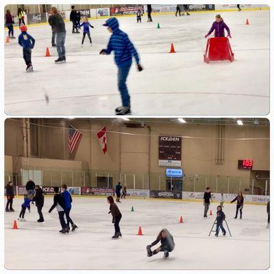 A very popular skating rink!  Fri morning, 10/12/18