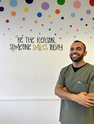 Dr. David is the reason many of our patients smile everyday. Visits us at Kids Dental Spot so you can have a reason to smile everyday too!