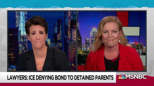 Kate Lincoln-Goldfinch In The Media MSNBC Rachel Maddow Immigration Lawyer ICE Not Offering Bond To Some Separated Families