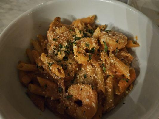 Drunken Shrimp Penne