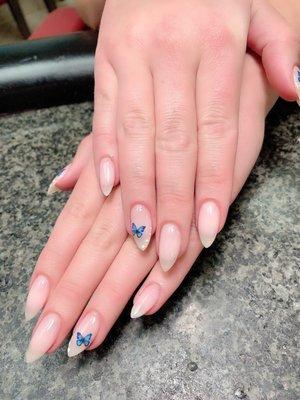 Hard gel - perfect shape with cute design