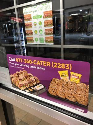 For your party call 877-360-CATER (2283)