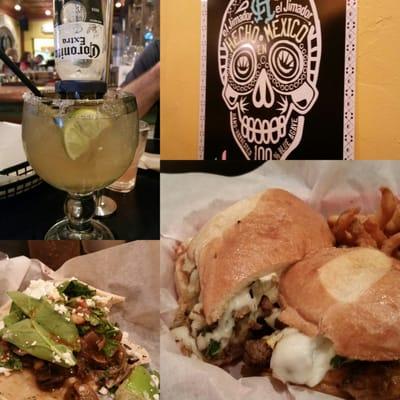 portobello mushroom tacos are amazing and the Carne asada Cubano is absolutely magical!! And get the Corona-rita!!!!!