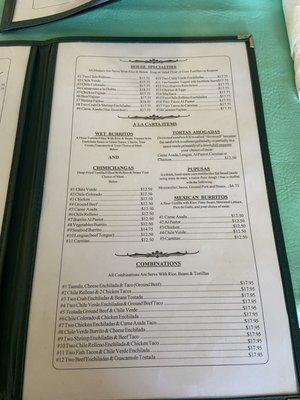 Menu 3-25-23