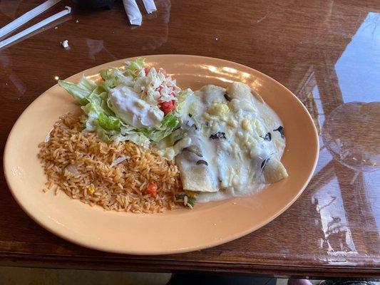 Beef enchiladas