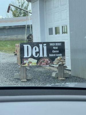 Deli entrance.