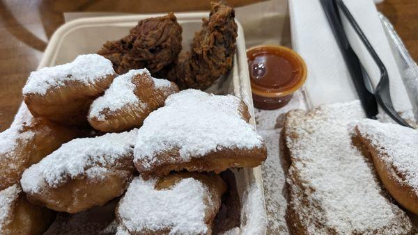 Fried Chicken and Beignet