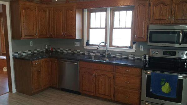 refinished kitchen