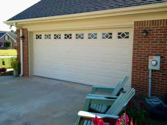 We replaced an early 1990's wooden door with the door pictured above. The customers we very happy with the new door.