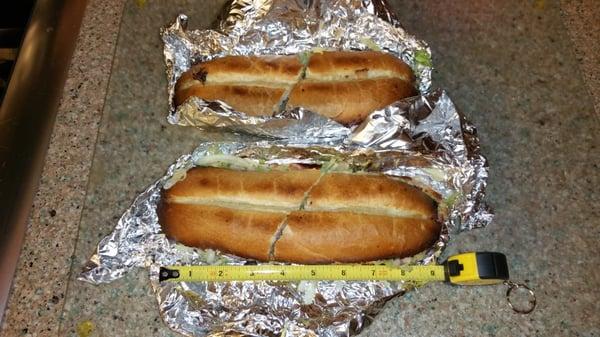 TWO WHOLE ITALIAN HOAGIES