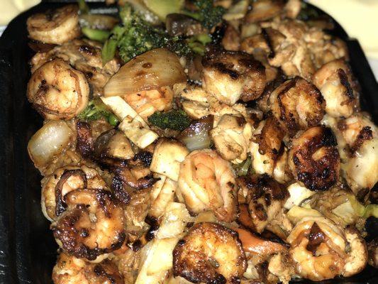 Combo Hibachi chicken and shrimp