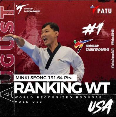 2023 August World Ranking #1 Poomsae Athlete Team USA Master Minki Seong