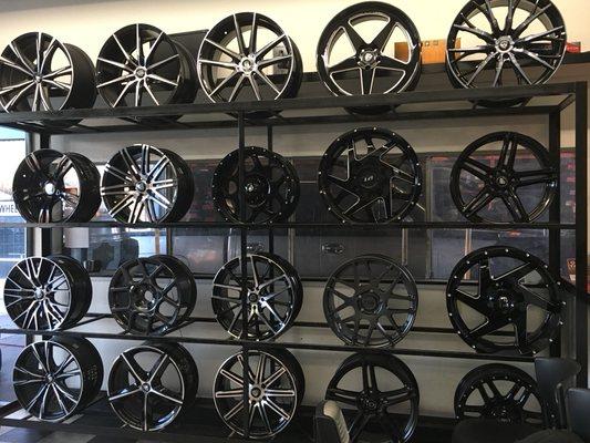 Wide varieties of rims for wide varieties of cars!