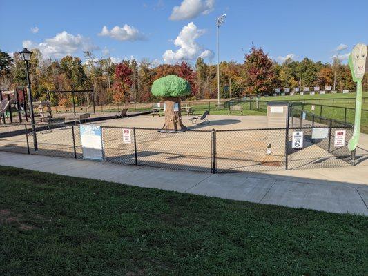 Playground area at Harper Park