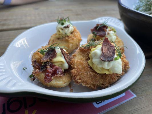 Crispy Deviled Eggs ($10)