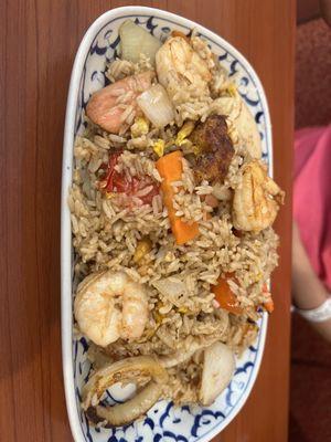 Seafood fried rice