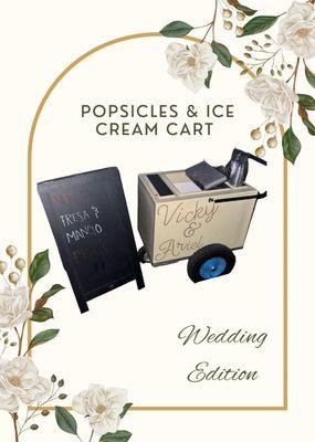 Ice cream & popsicle cart for any event