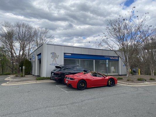 We've even wash exotics such as Ferrari's and Porsche.