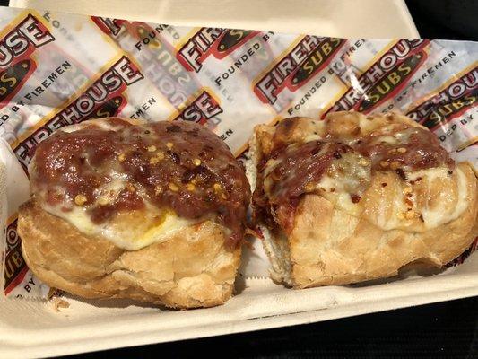 Sweet and Spicy Meatball Sub - yum!